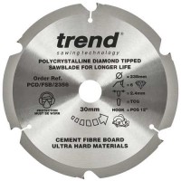 Trend PCD/FSB/2356 Fibre Cement Sawblade PCD 235X6TX30 £88.29